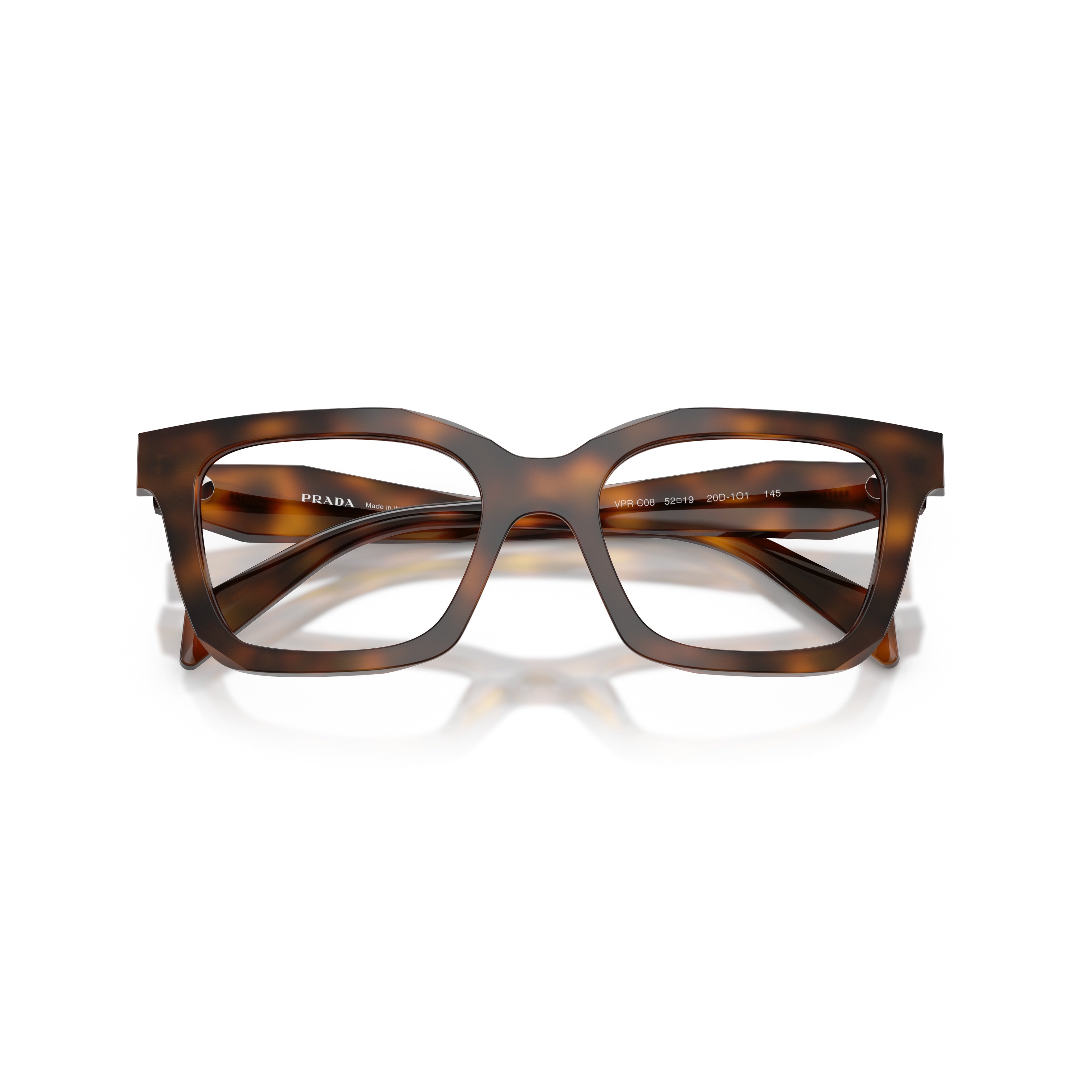 0pr C08v Oversized Square Tortoiseshell Sunglasses