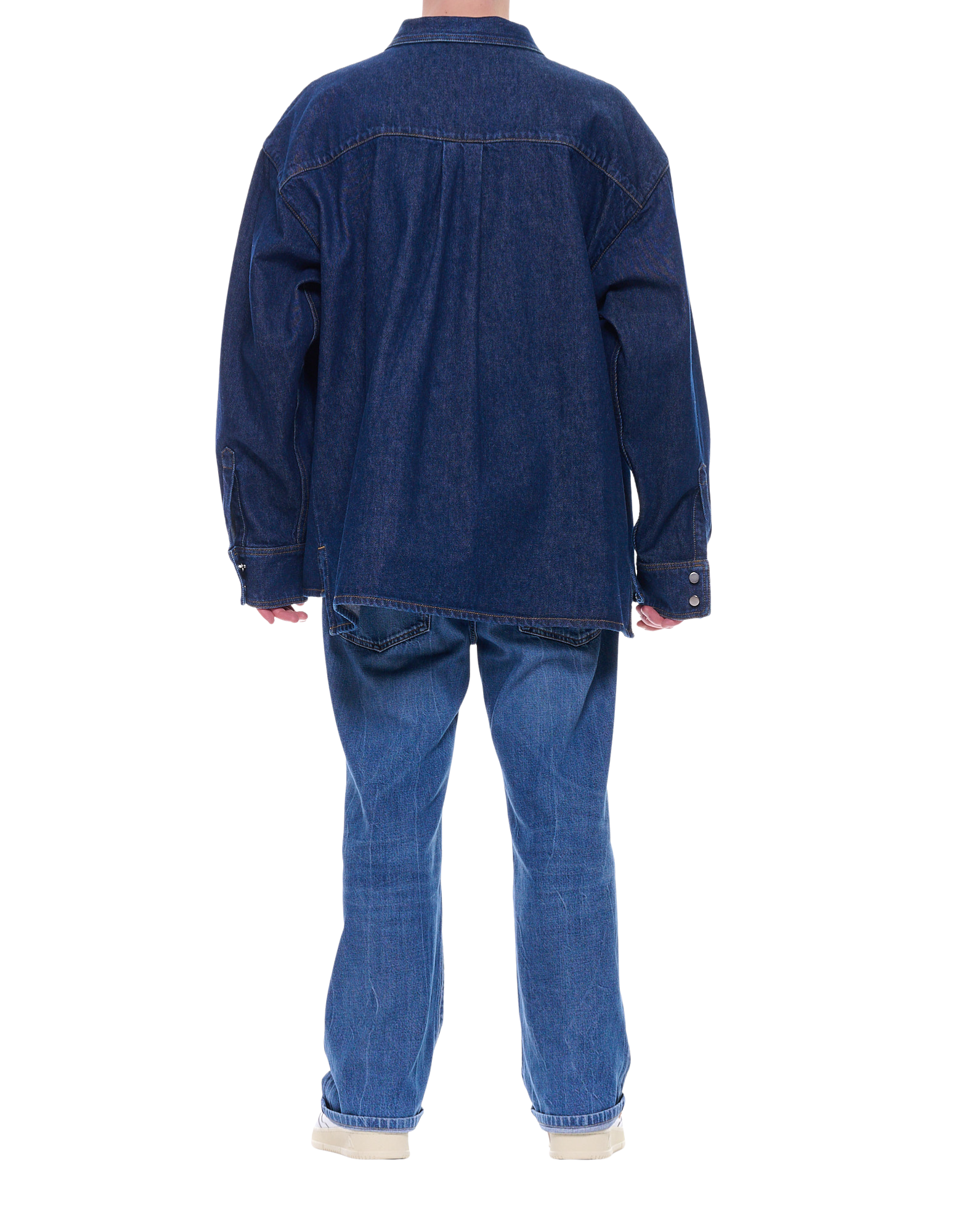Men’S Dark Denim Overshirt