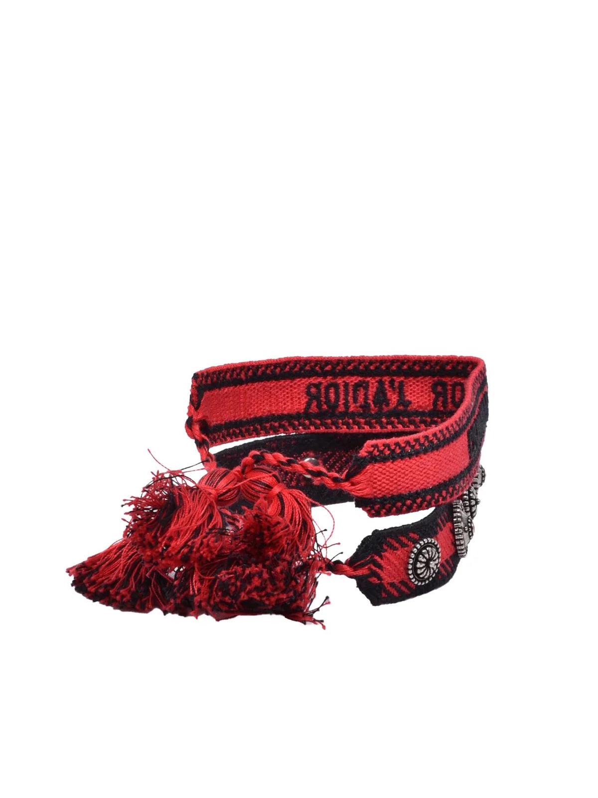 Red Other Fibers Women's Rope Bracelet