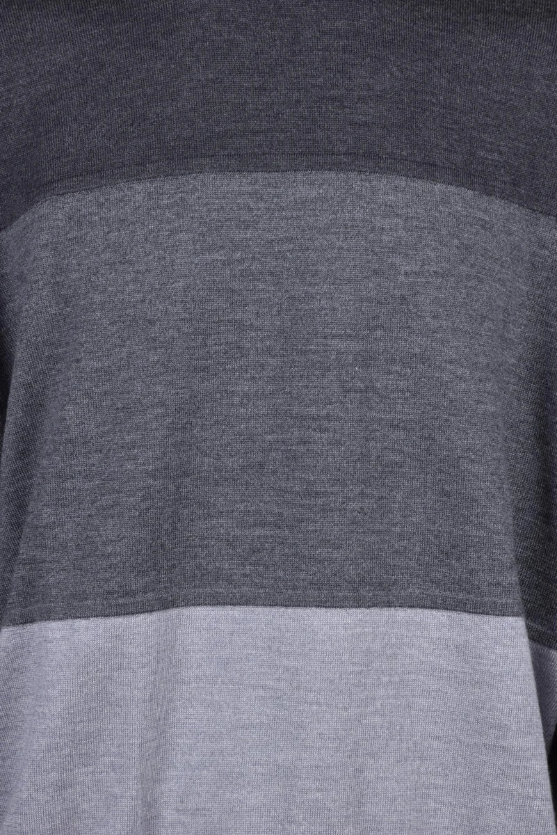 Wool Crew Neck Sweater - Grey