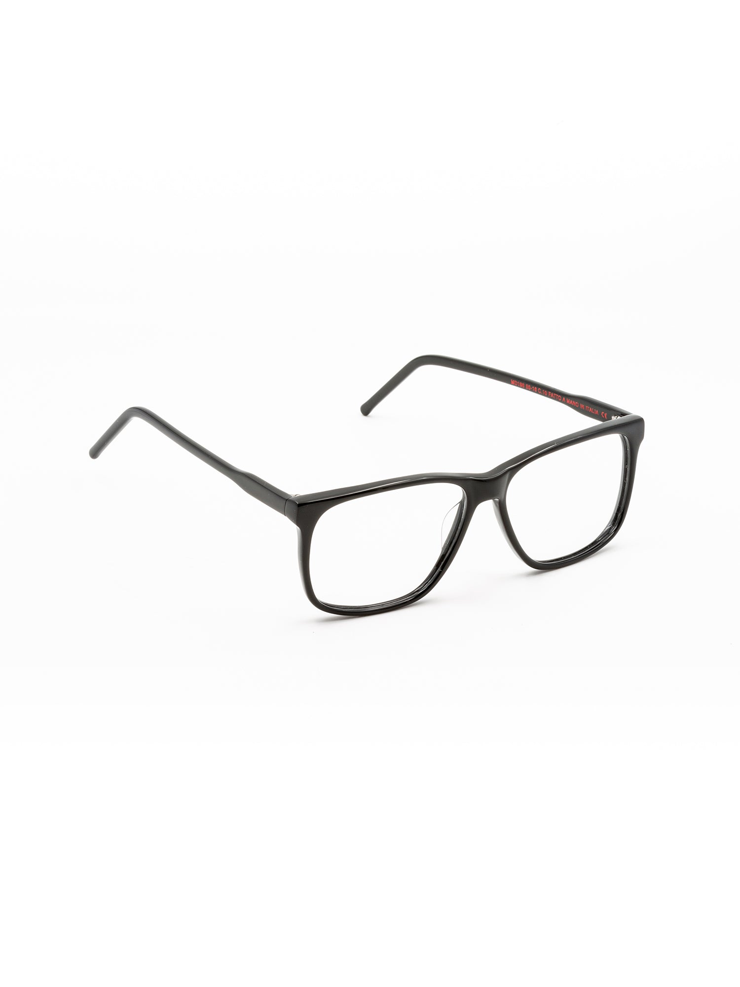 Rectangular Black Optical Frames with Glossy Finish