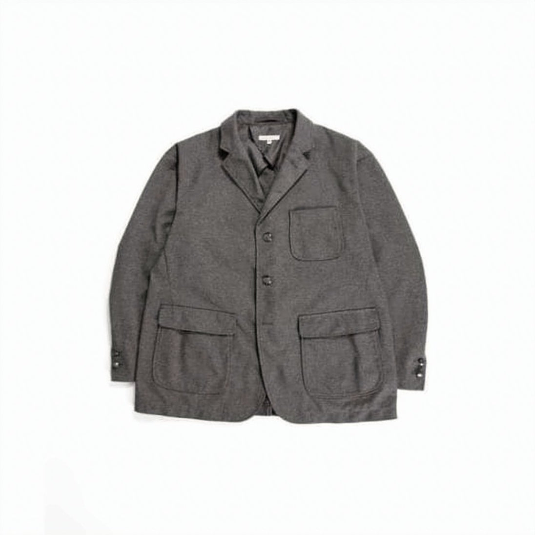 Tailored Grey Suit Set with Notch Lapel