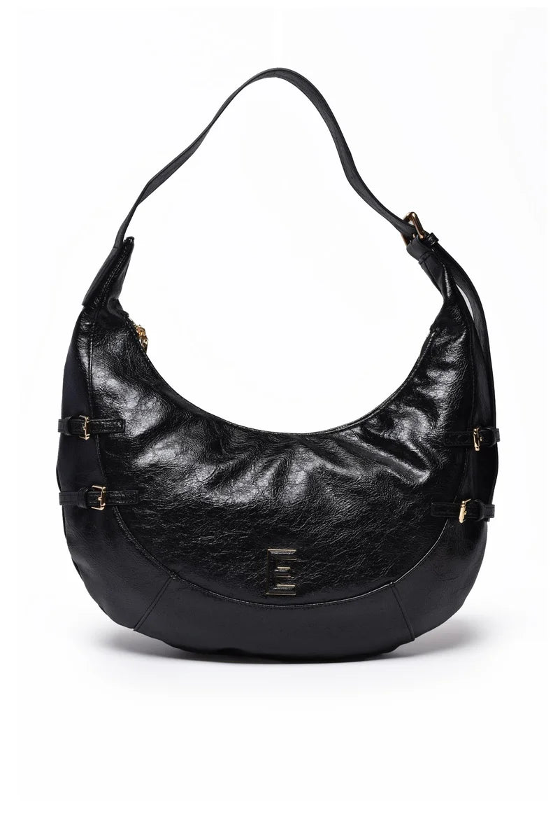 Teal Hobo Bag Medium - Black
