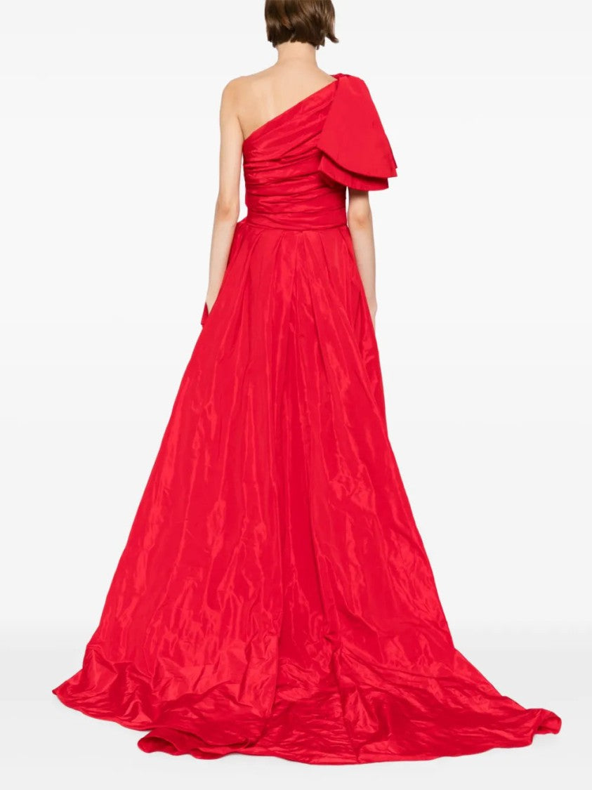 Aqua Sky Taffeta Evening Dress