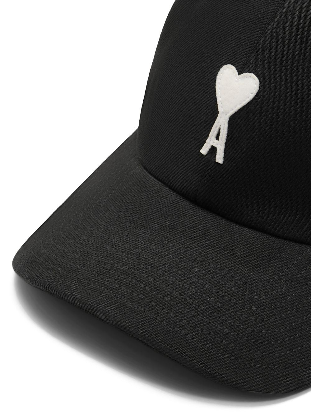 Curved Brim Black Baseball Cap