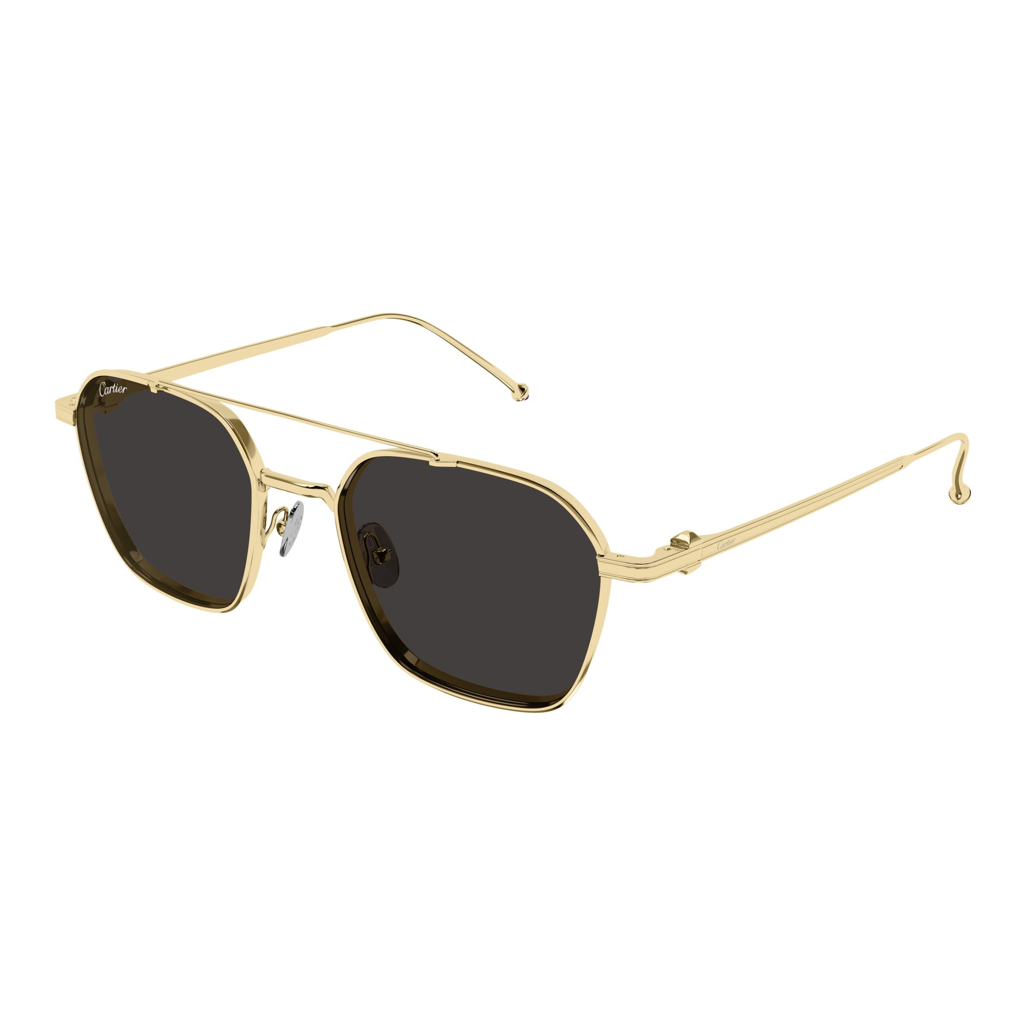 Ct0618s Geometric Gold-tone Metal Sunglasses