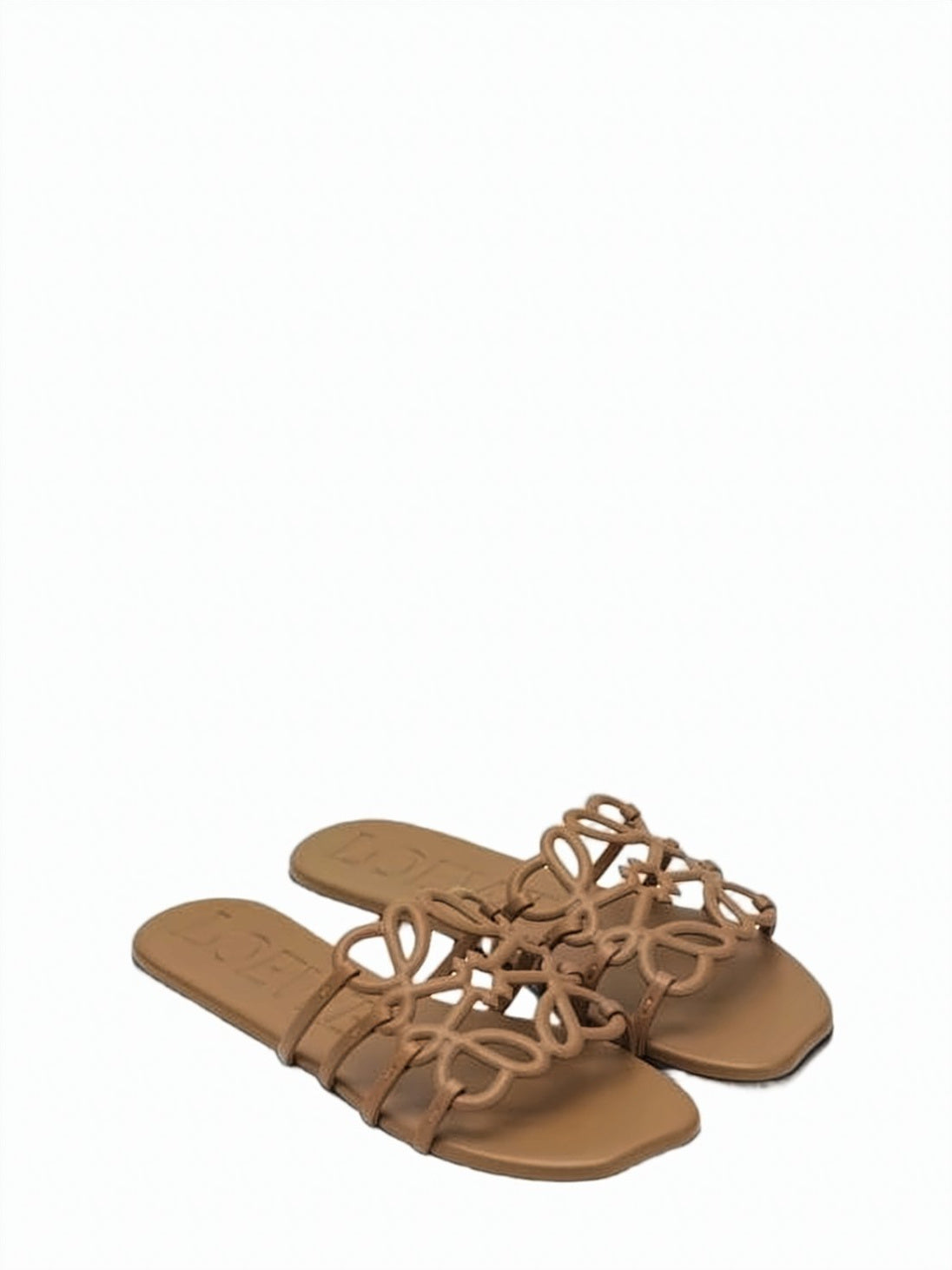 Intricately Woven Calf Leather Slip-On Mules