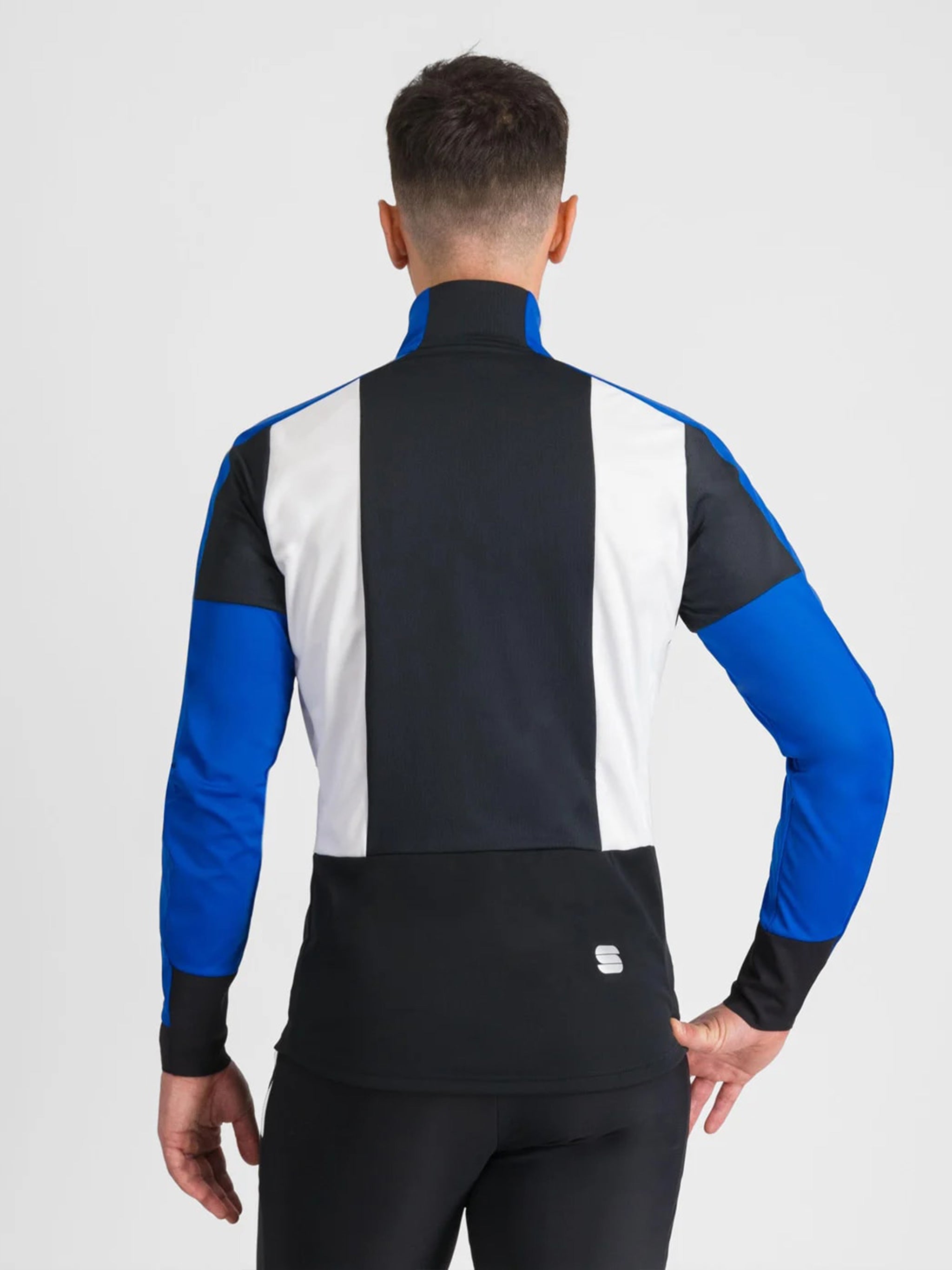 Blue Apex Jacket Color-Block Ski Jacket