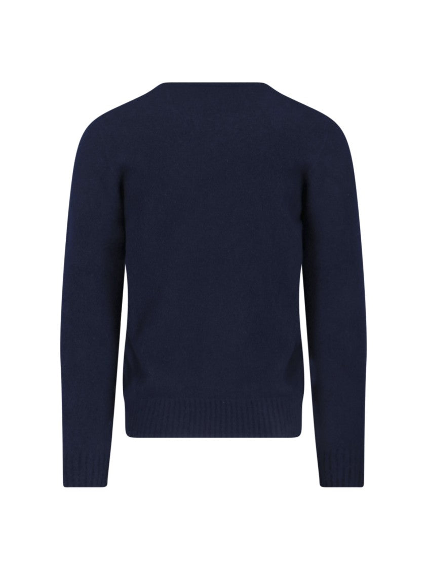 Cashmere Sweater, Blue, Navy Tone