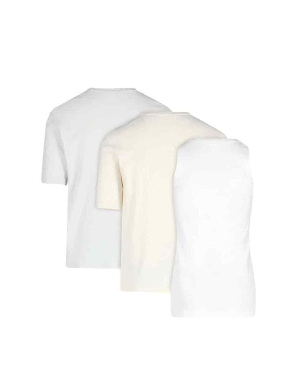 T-Shirt Set – White/Off-White
