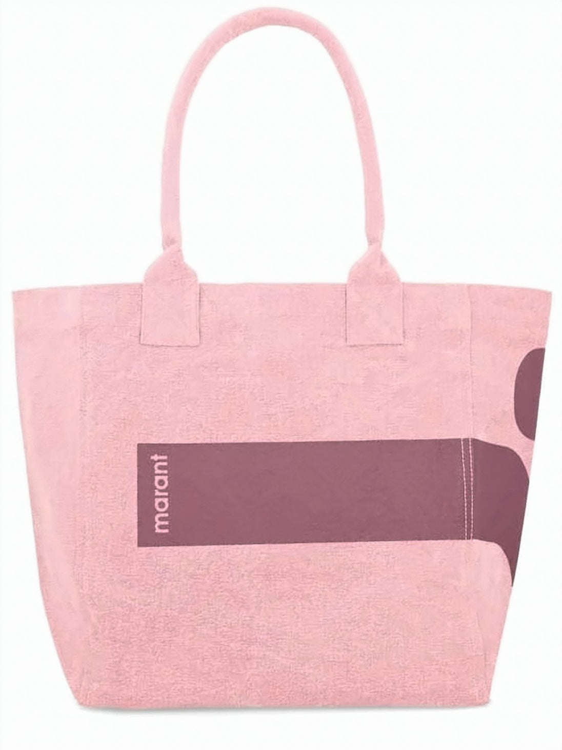 Light Pink Geometric Print Shoulder Bag
