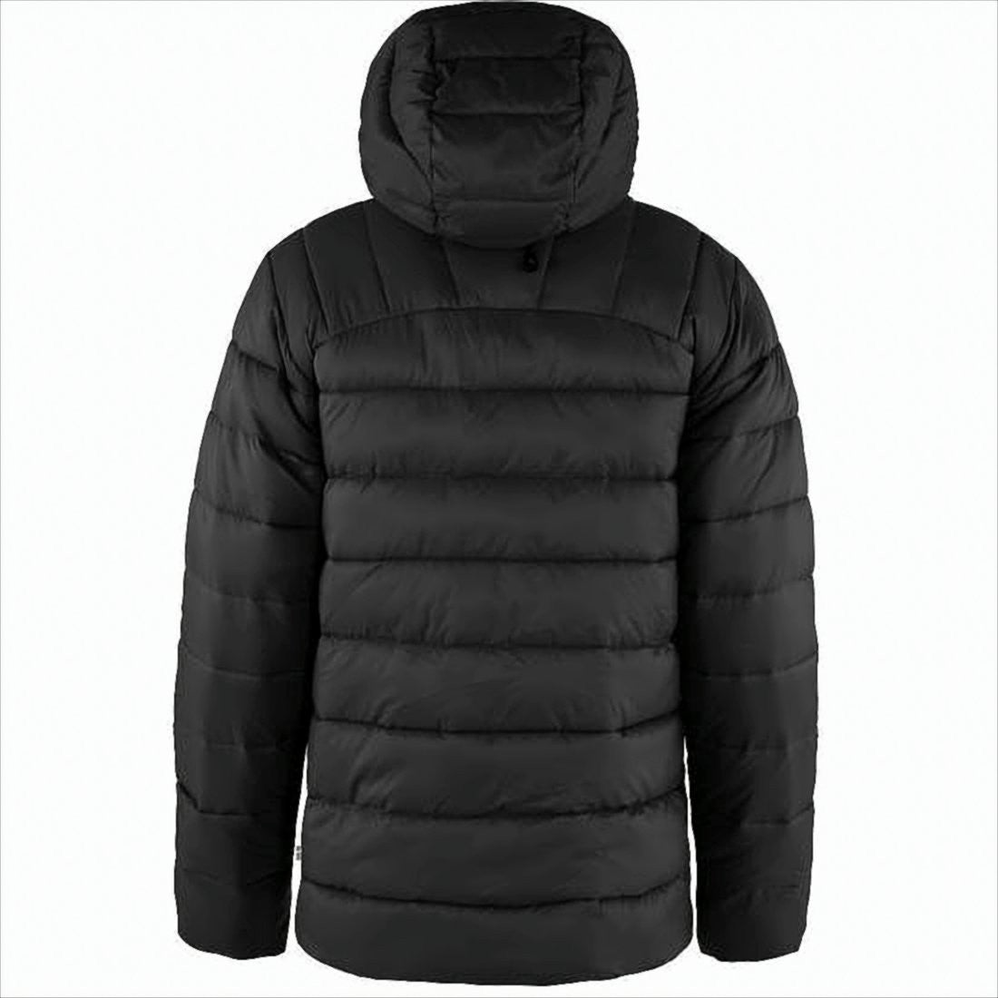 Quilted High Collar Down Jacket With Hood