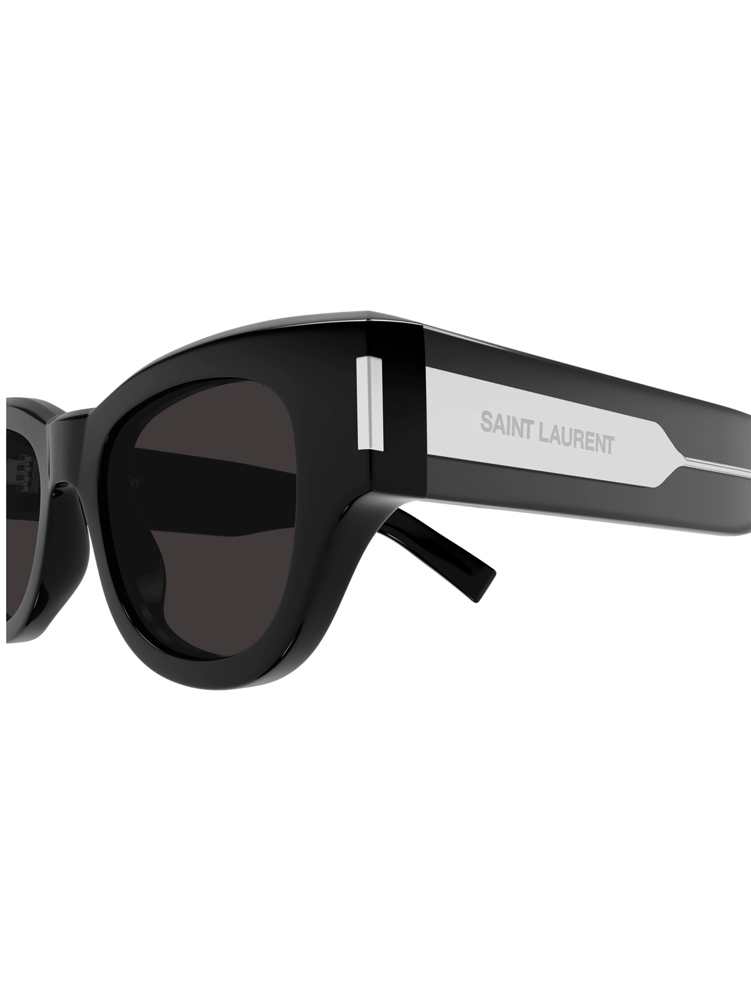 Angular Frame Sunglasses with Glossy Finish