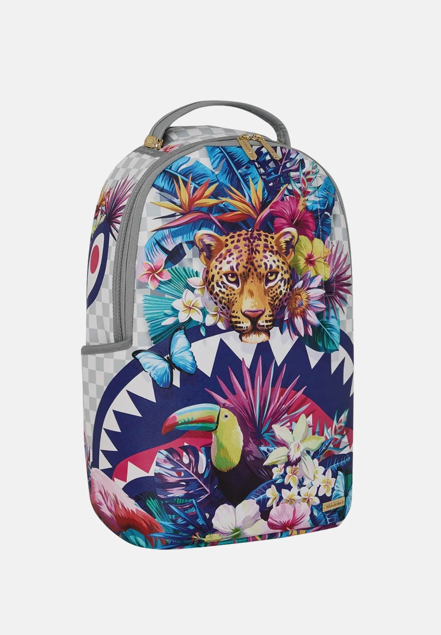 Flowering Jungle Shark Backpack