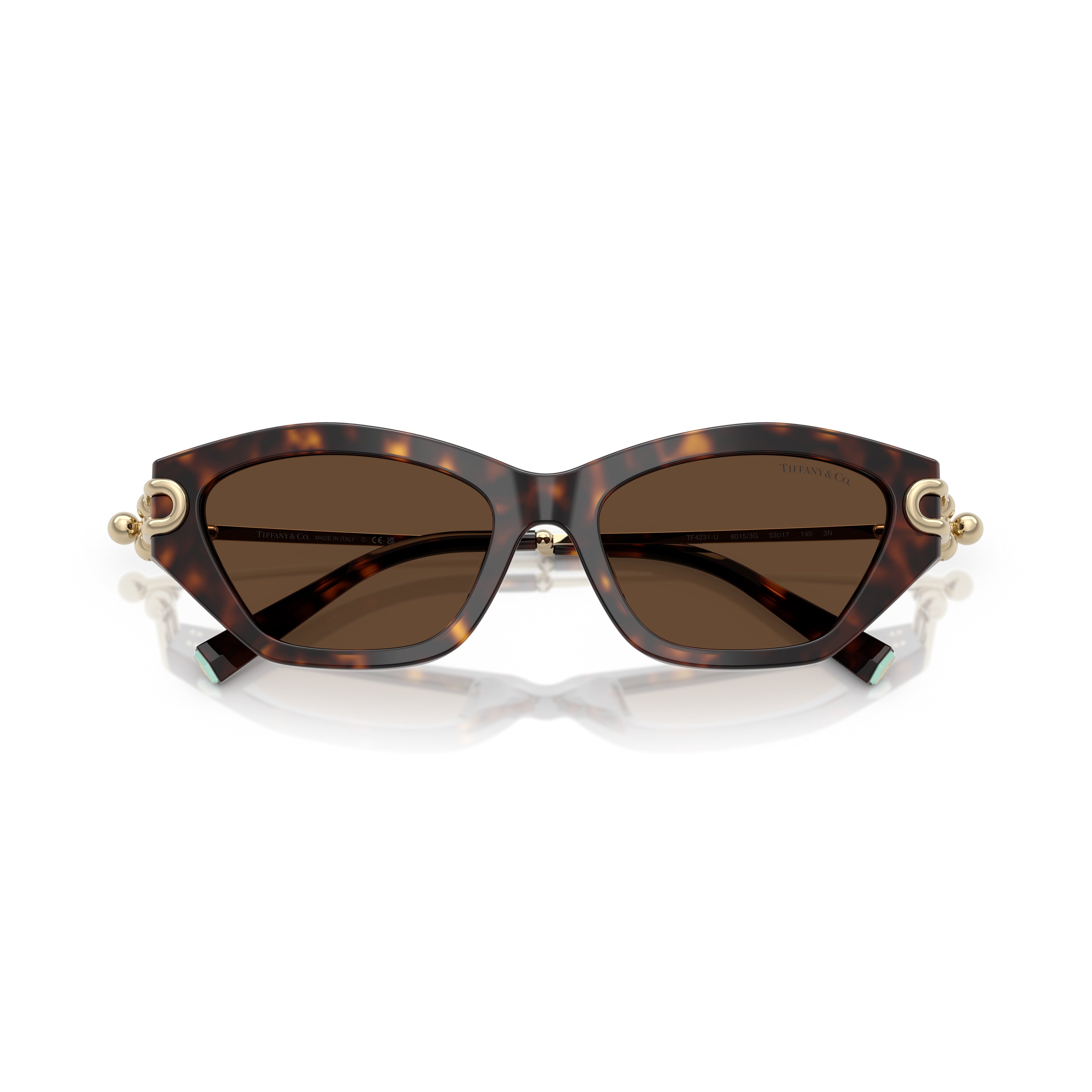 0tf4231u Cat-Eye Sunglasses in Tortoiseshell Acetate
