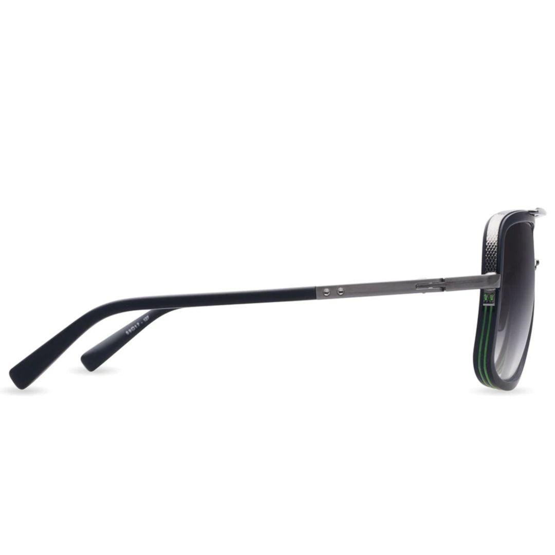 Mach-One Bold Square-Frame Sunglasses with Gradient Lenses