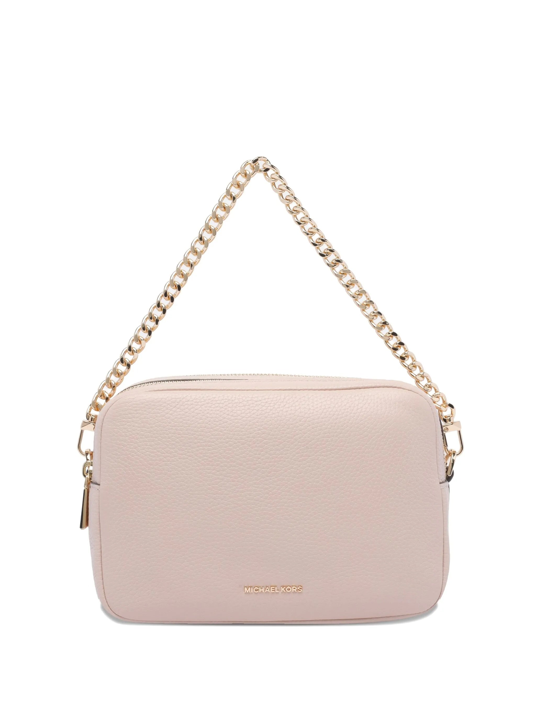 Leather Rectangular Shoulder Chain Handle Bag