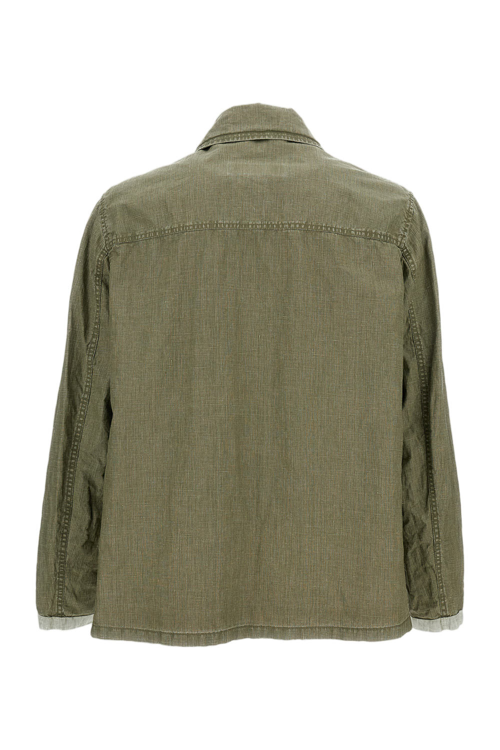 Coated Linen Canvas 4 Ganci Jacket