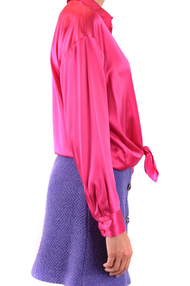 Silk Blend Fuchsia Shirt