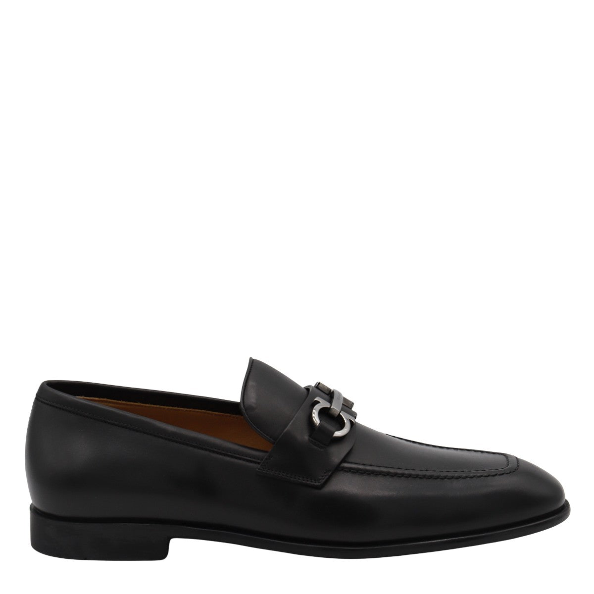 Men's Polished Leather Flat Shoes