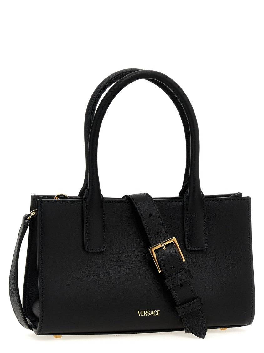 Rectangular Smooth Sheepskin Leather Tote Bag
