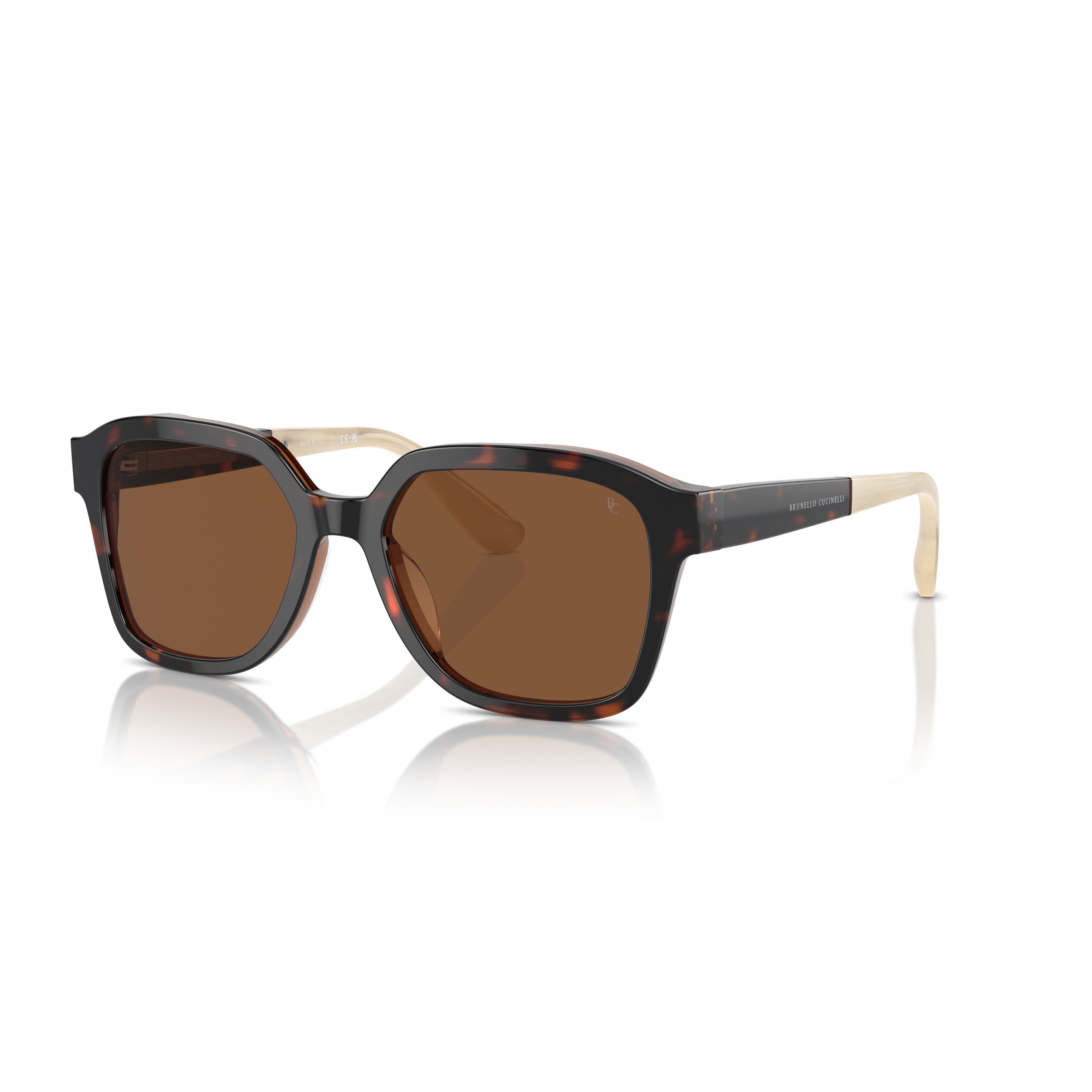 0bc4005s Oversized Tortoiseshell Square Frame Sunglasses