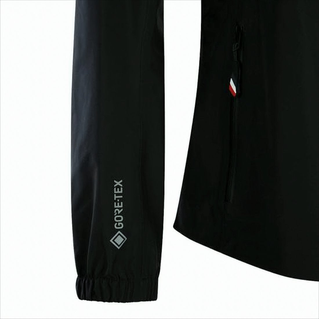 Fitted Black Moncler Padded Jacket with Hood