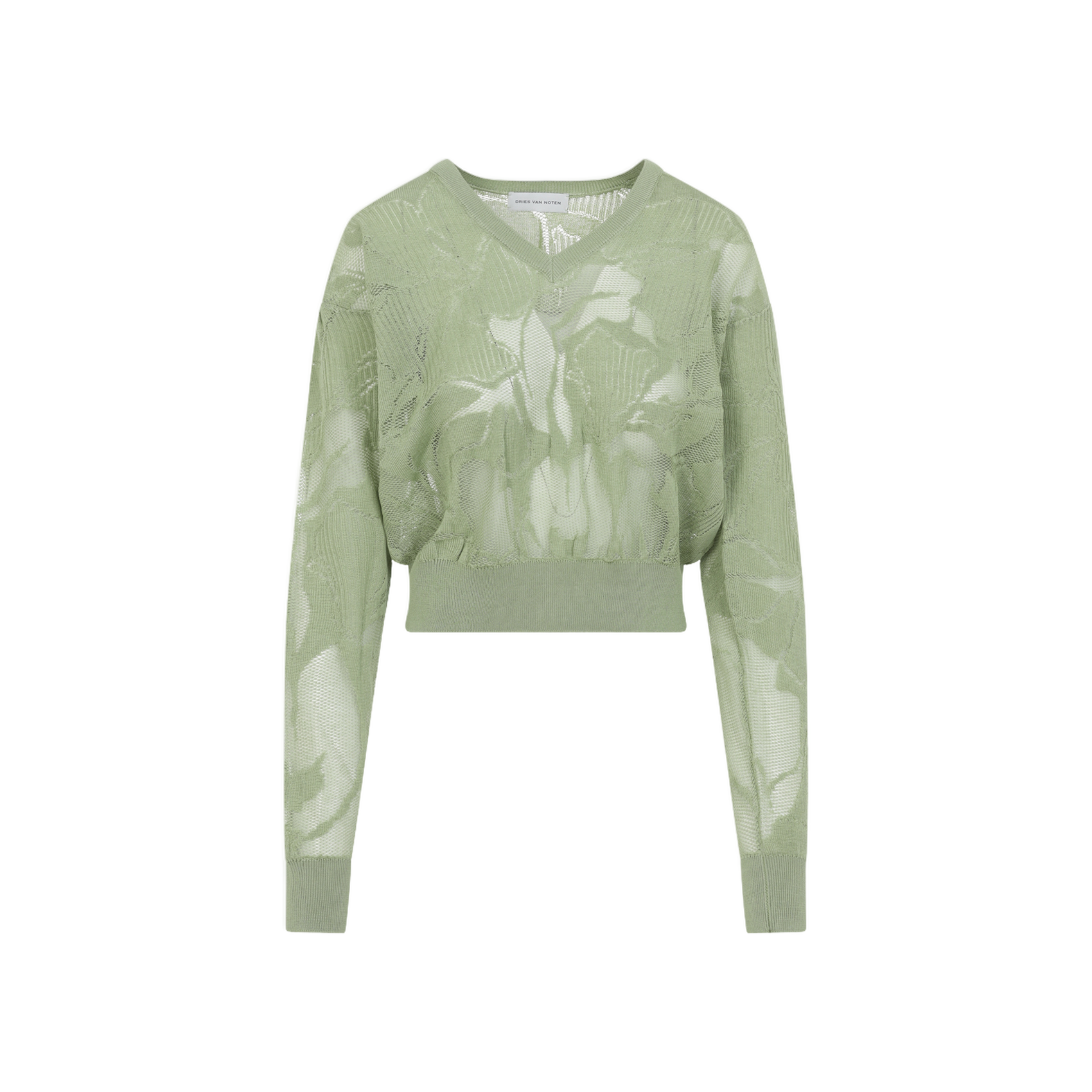 Lightweight Semi-Sheer Knit Sweater