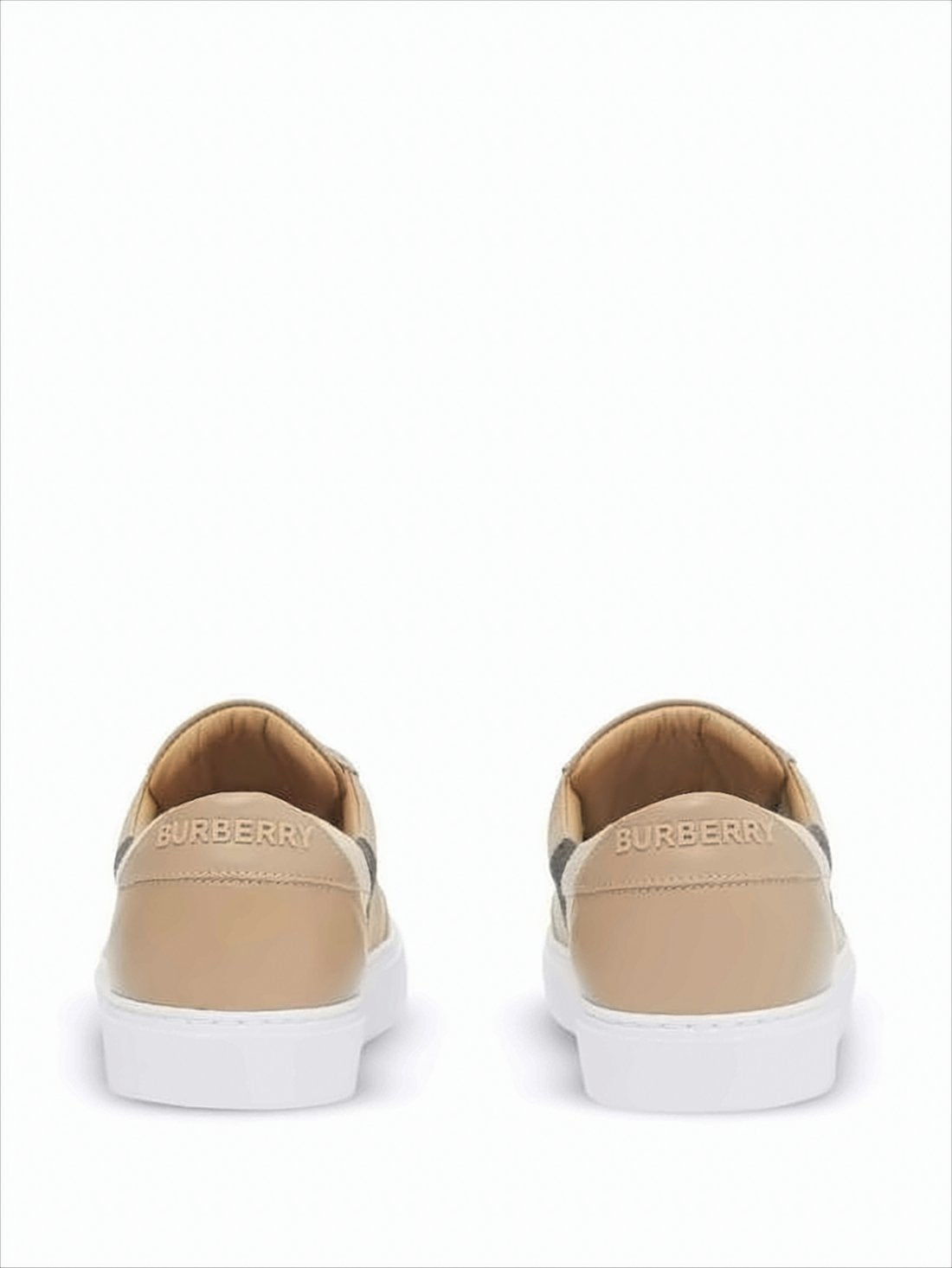 Low-Top Sneakers with Beige Base