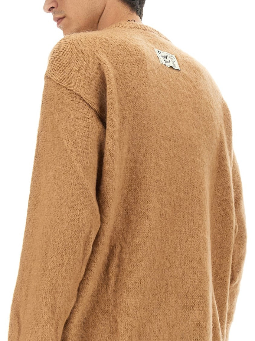 Textured Brown Jersey