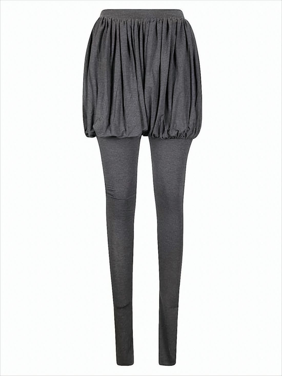 Gathered Overlay Jogger Pants
