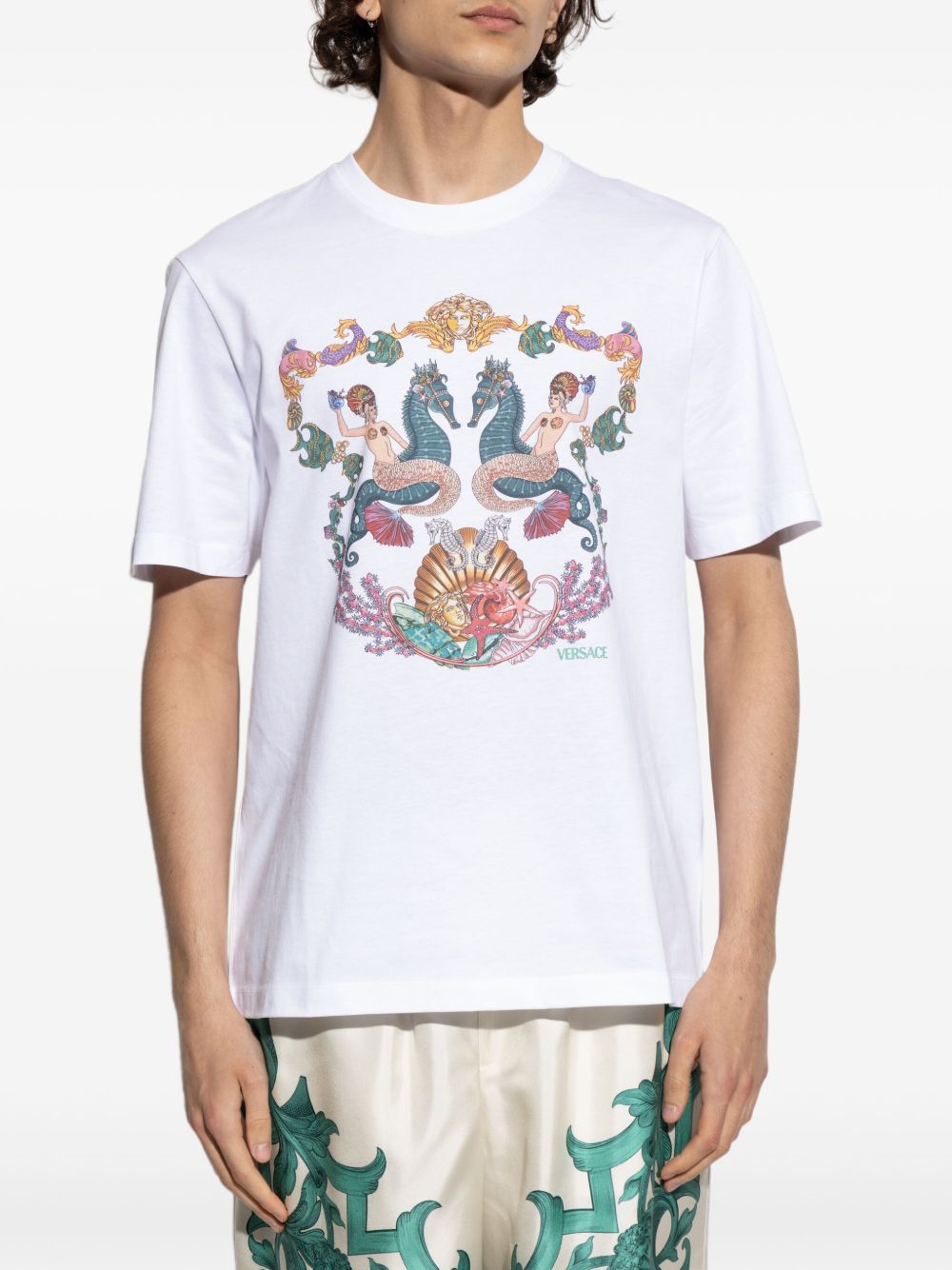 Graphic Print White T-Shirt