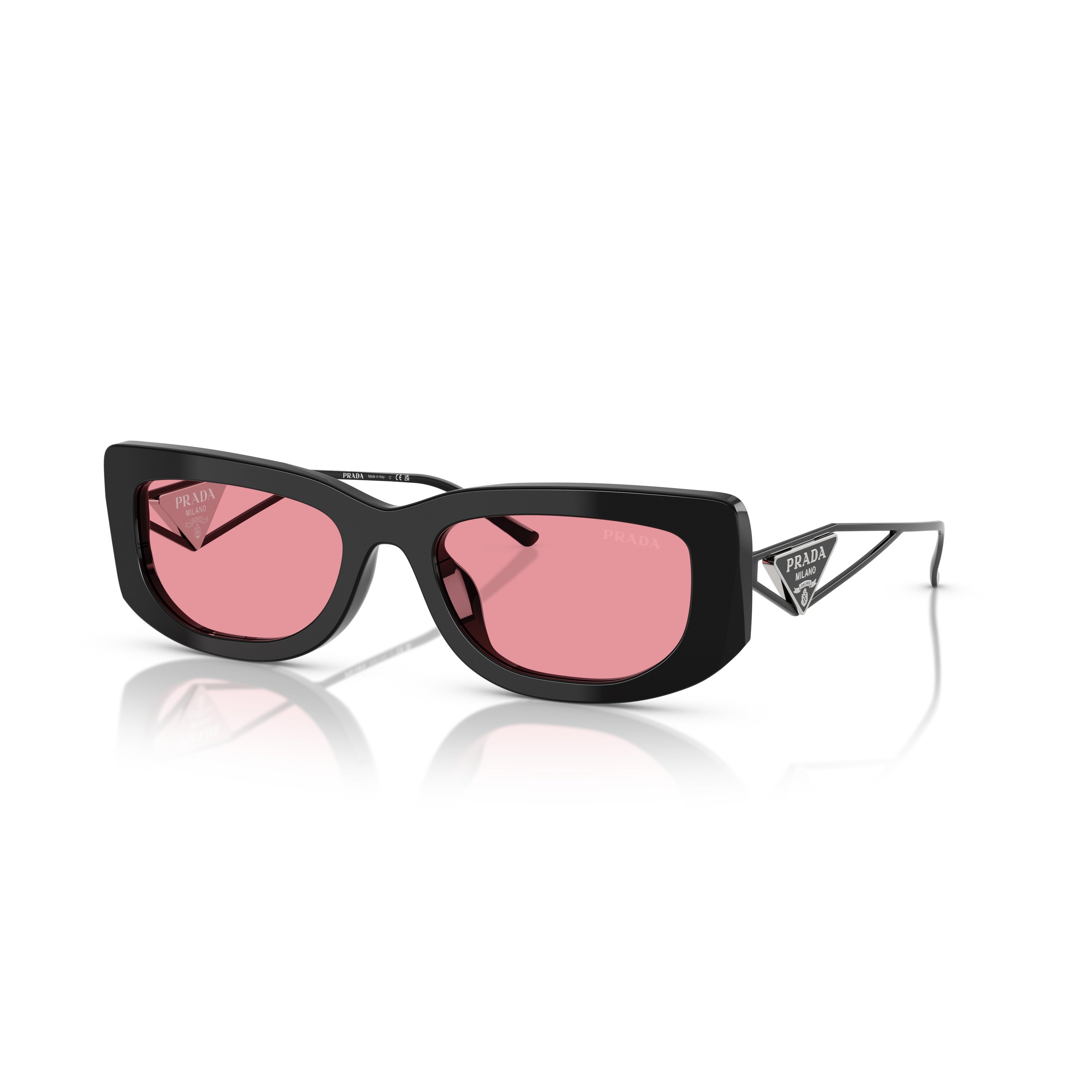 0pr 14ys Rectangular Acetate Sunglasses