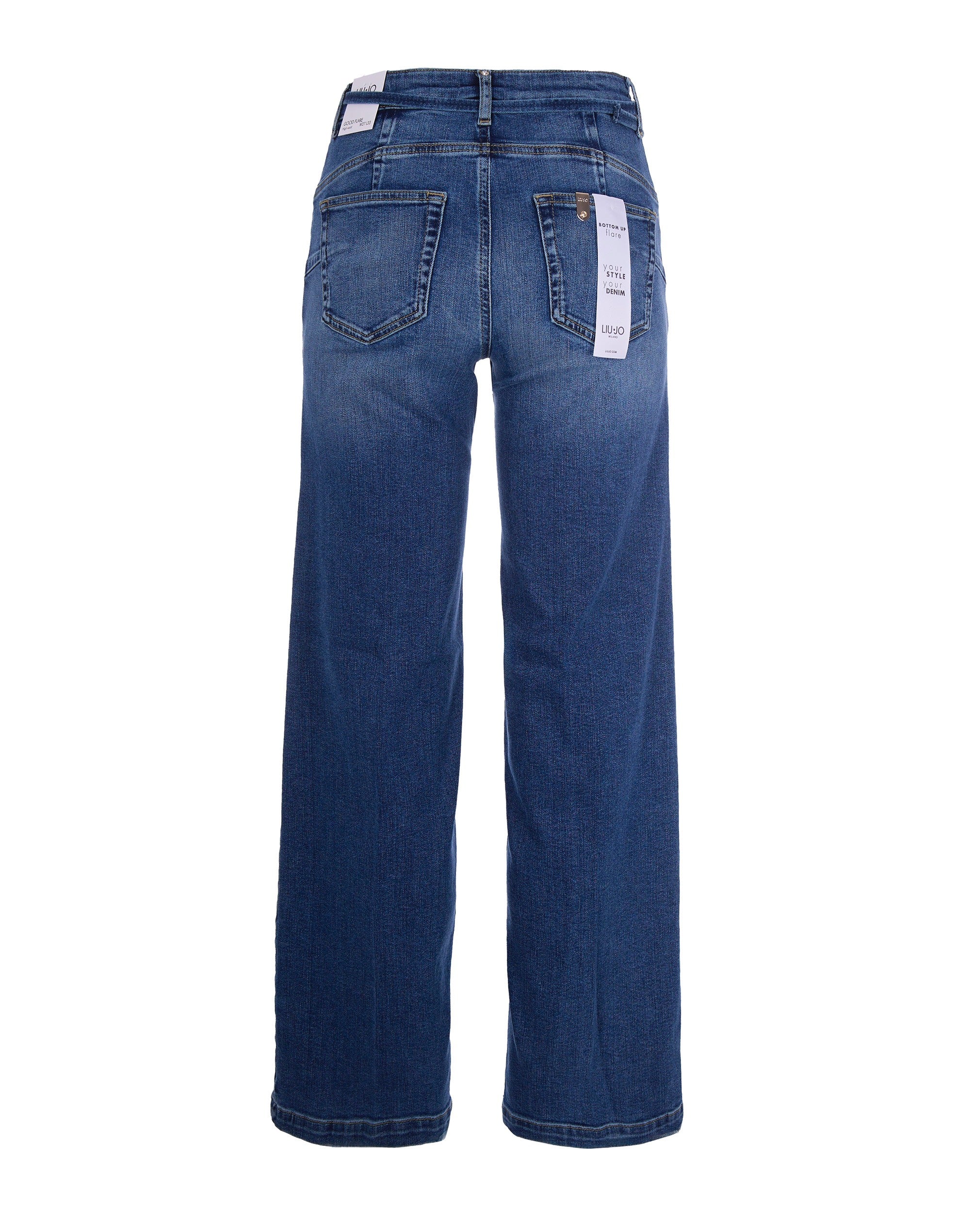 Medium Blue Flare Jeans