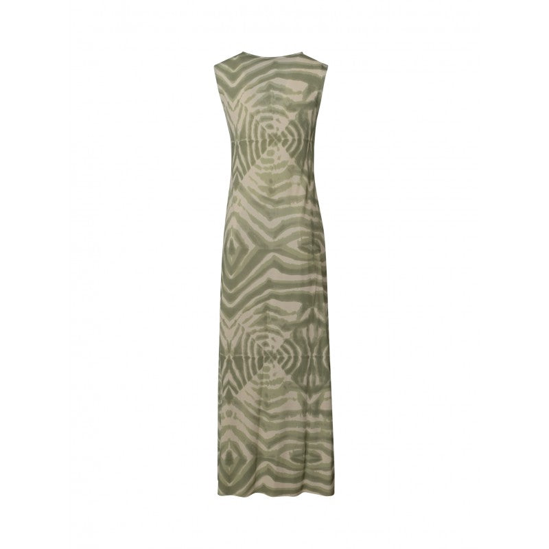 Ff-0030-0130 Multicolor Viscose Long Dress