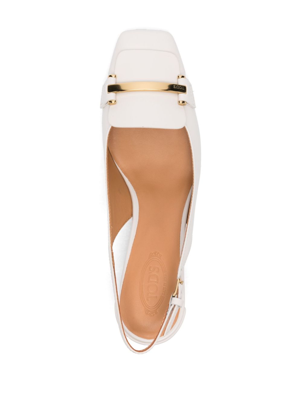 Slingback Pumps with Buckle-Fastening Strap