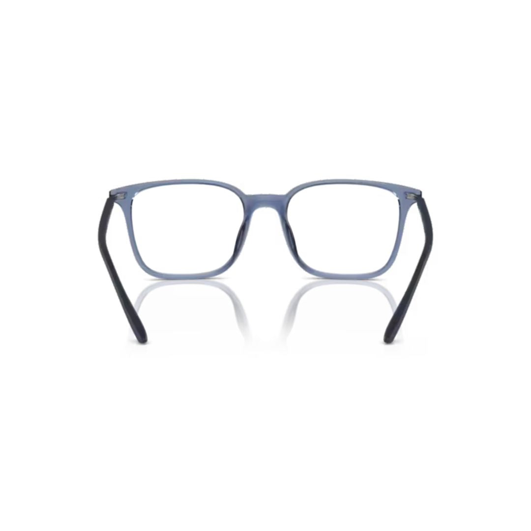 3242u Vista Rectangular Frame Eyeglasses with Translucent Blue Front