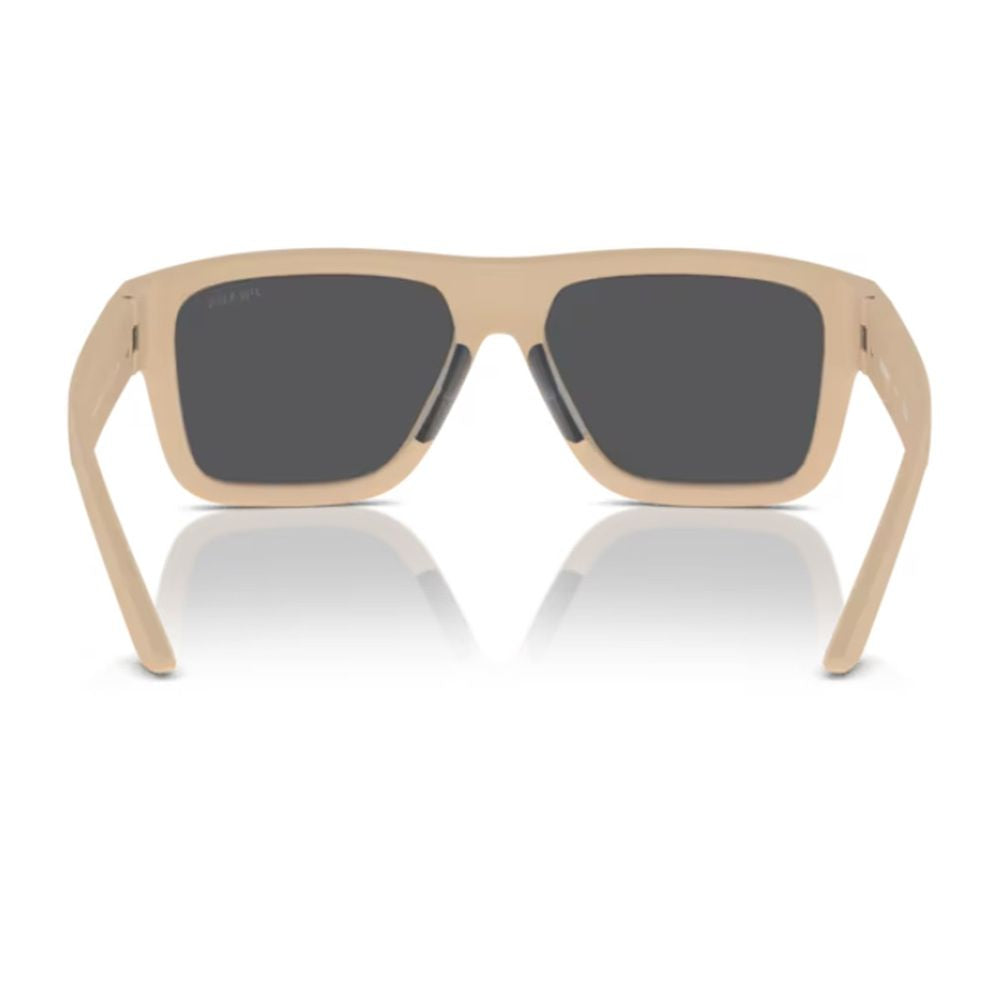 Ps 04Zs Rectangular Beige Nylon Fiber Sunglasses