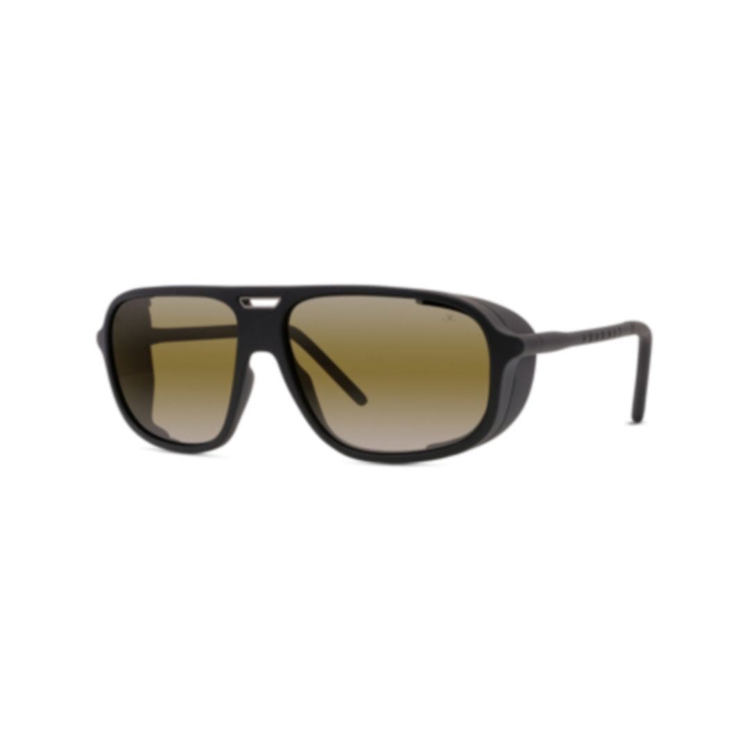 Vu40022u Rectangular Frame Sunglasses with Double Bridge Design