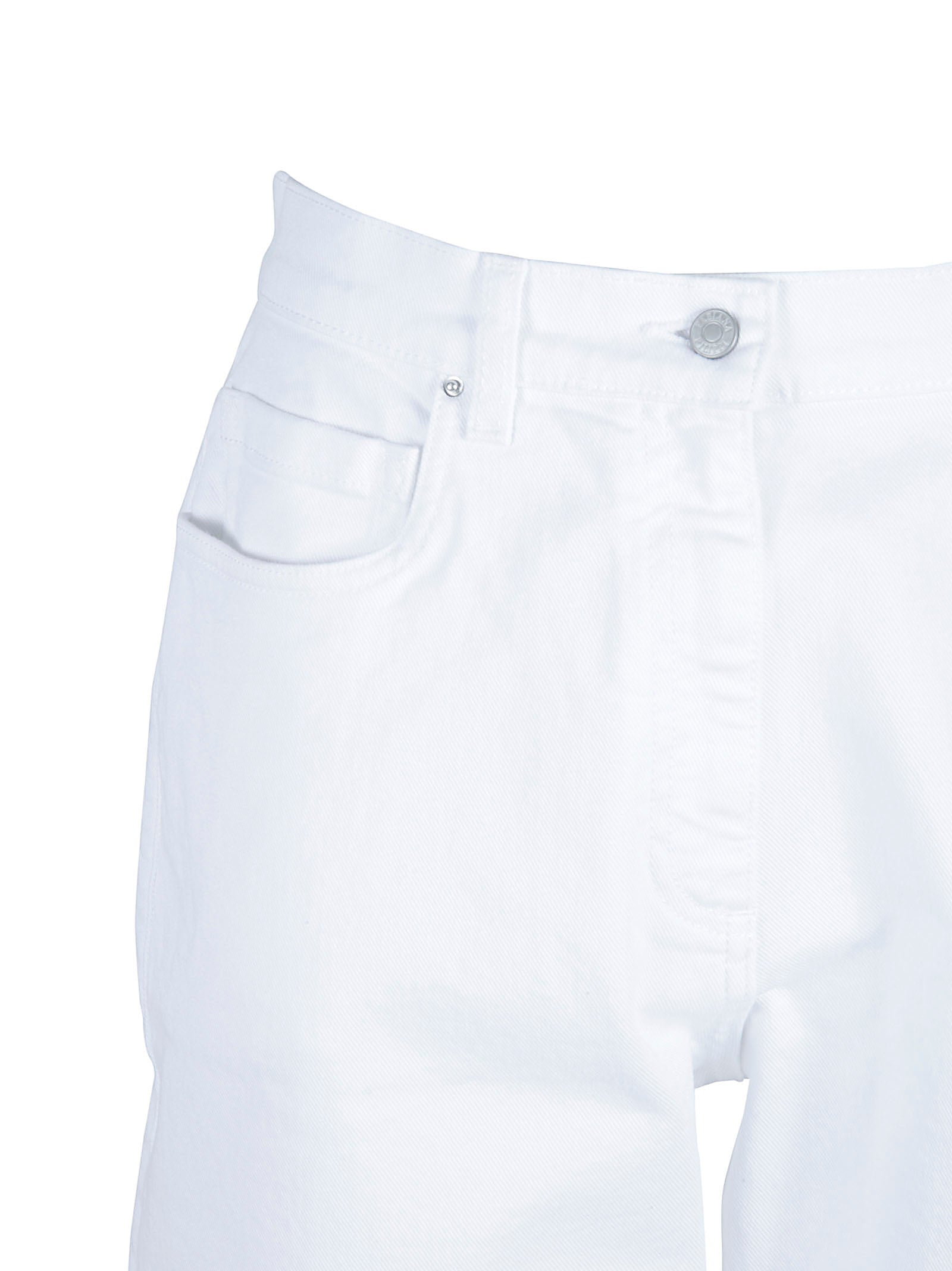 Straight-Leg Trousers with Classic Waistband