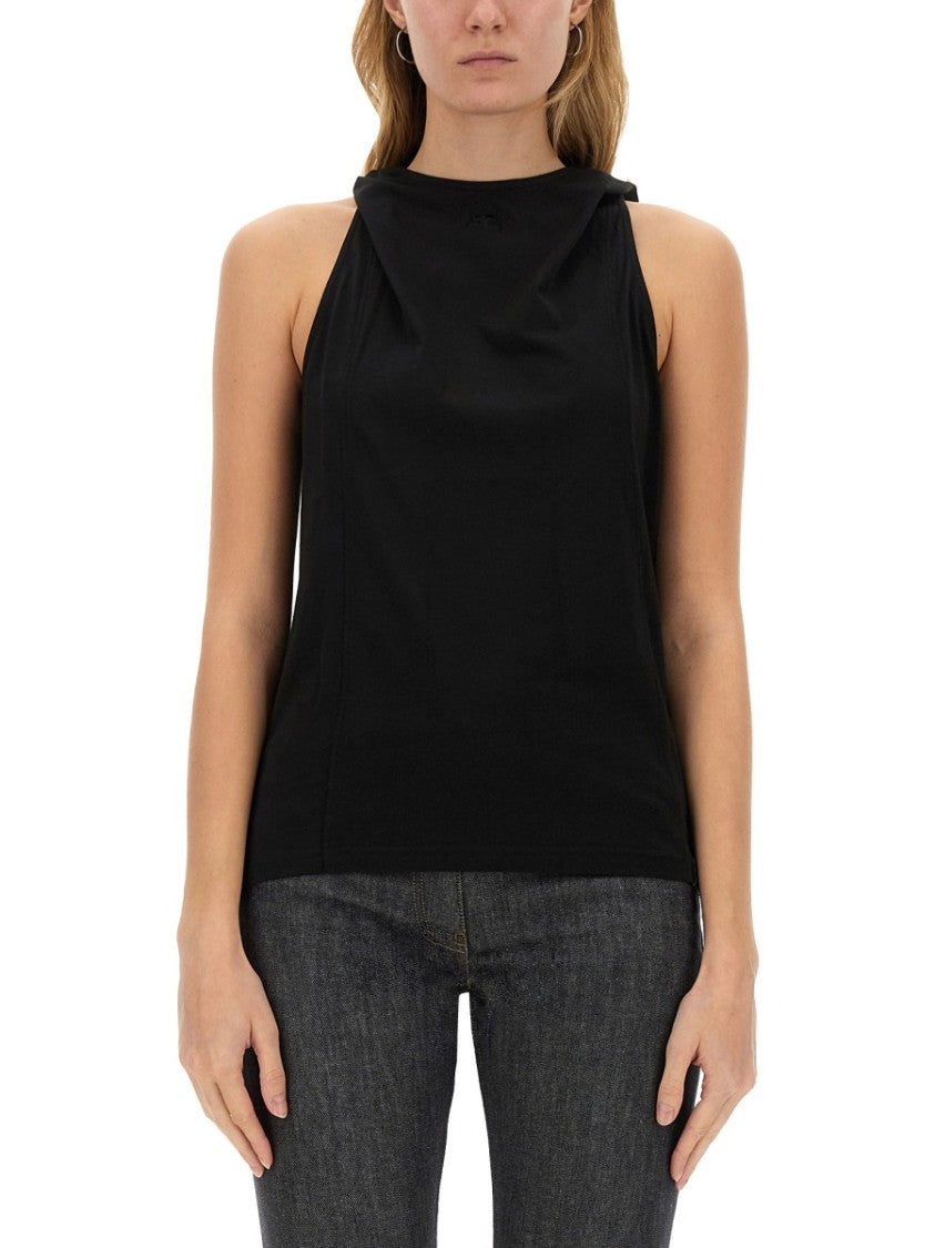 Hooded Sleeveless Top