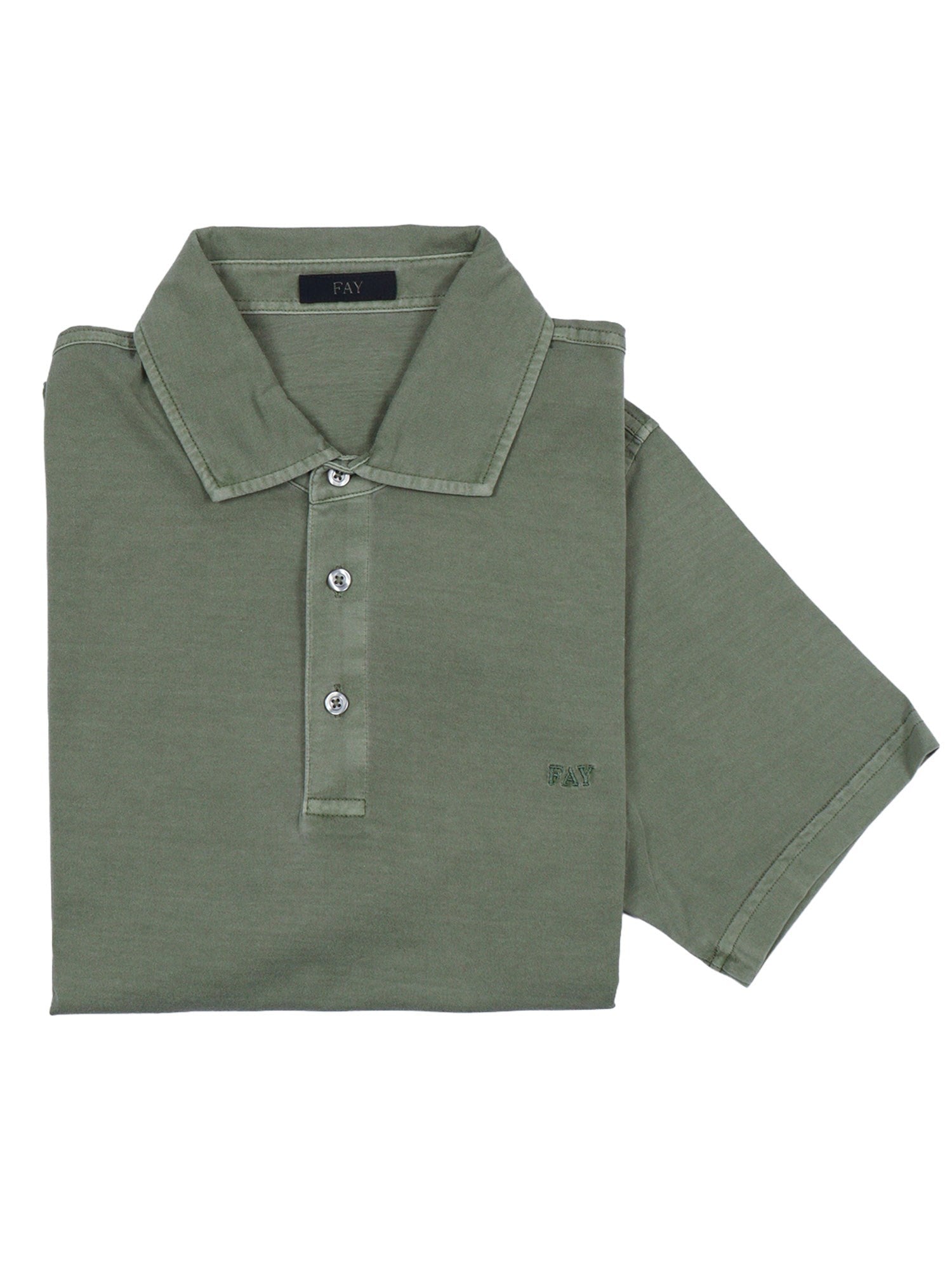 White Frosted Embroidery Cotton Polo