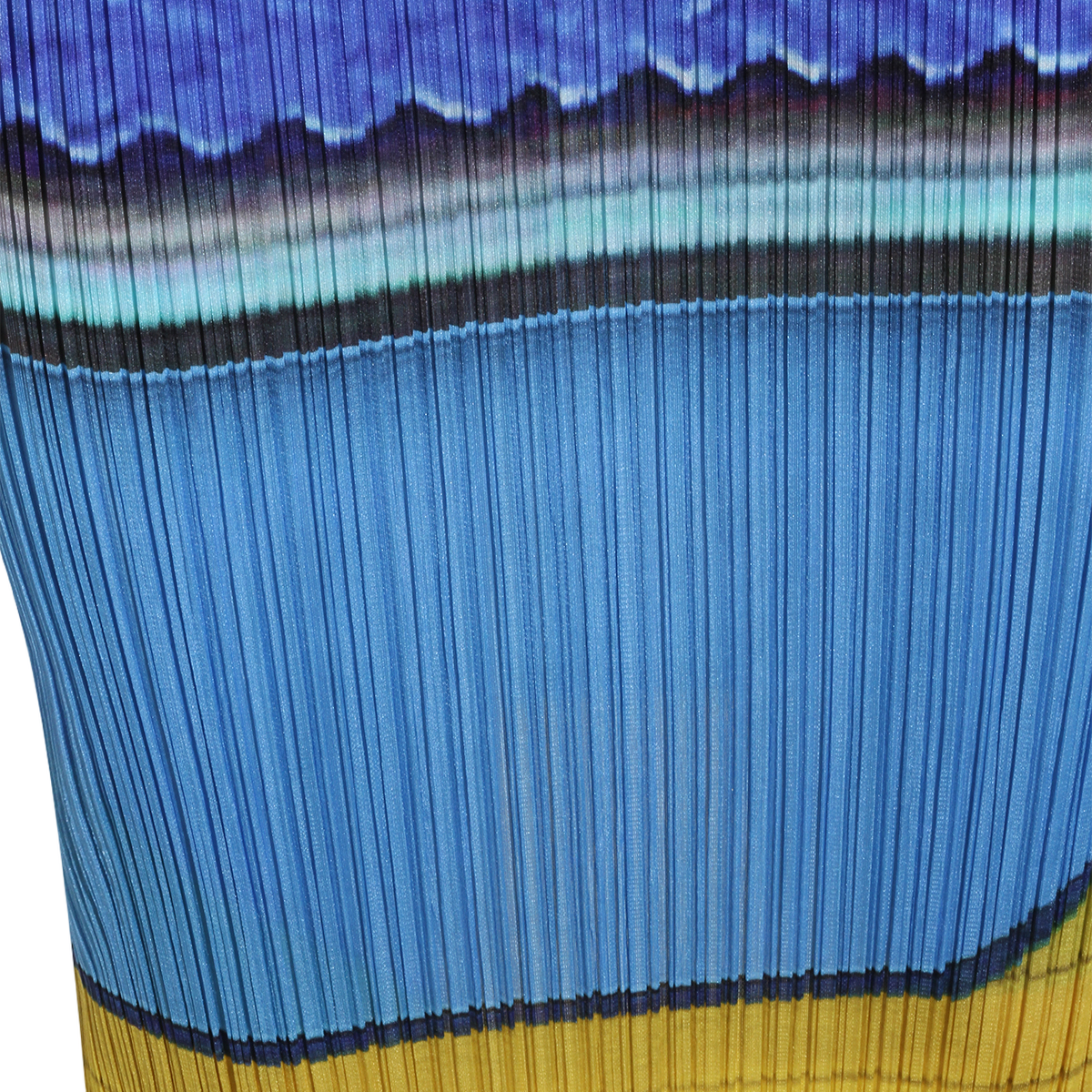Midi Sleeveless Dress with Pleated Texture