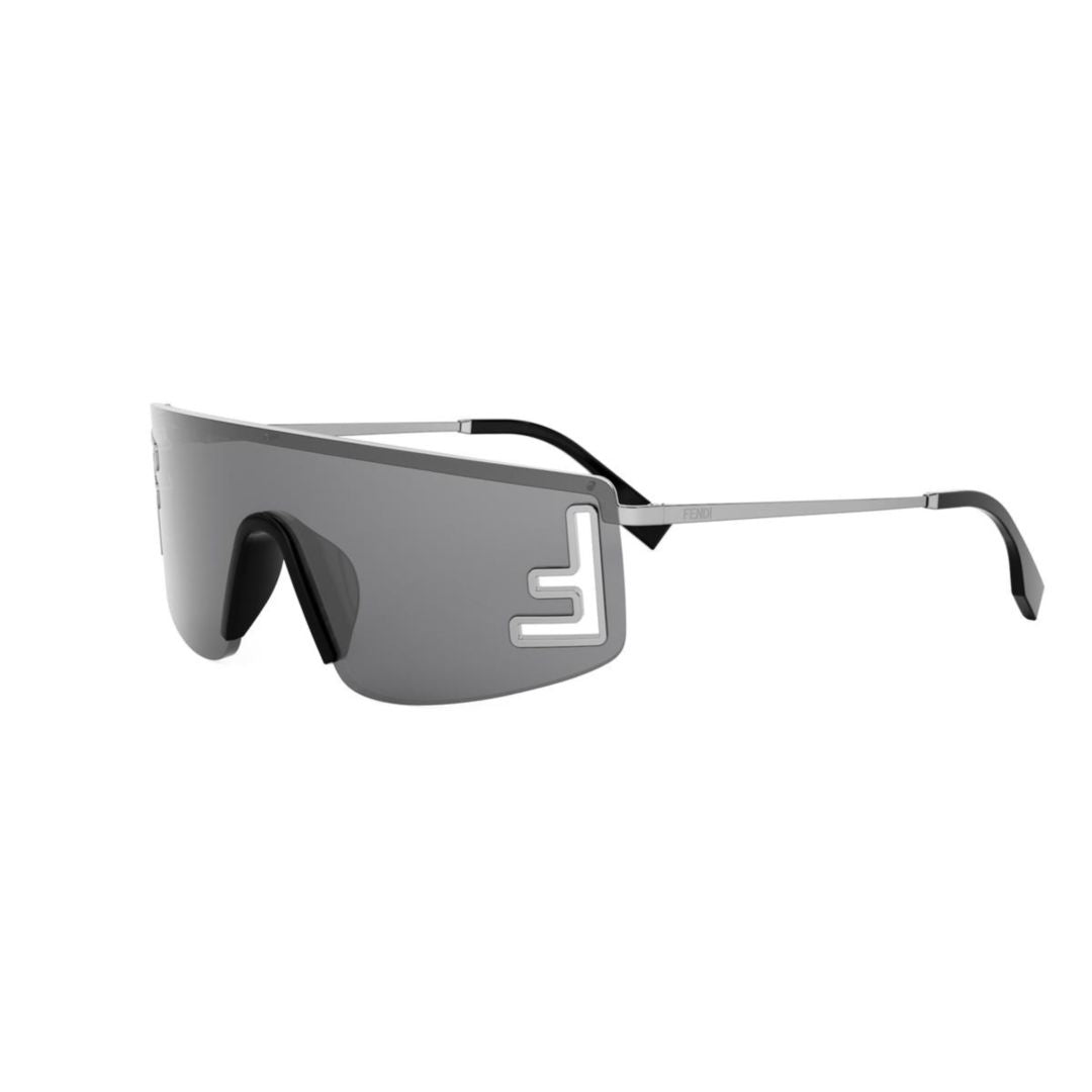 Fe40168u Wraparound Grey-Tinted Sunglasses
