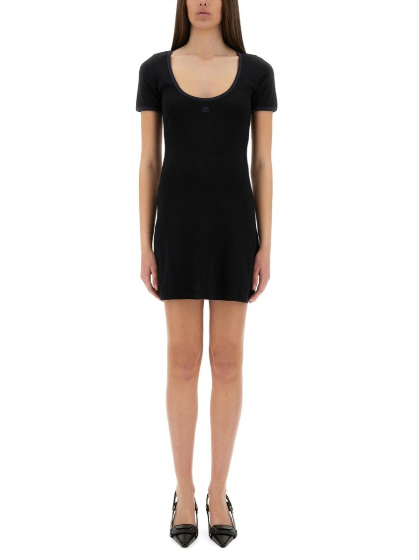 "Holistic Contrast" Mini Dress