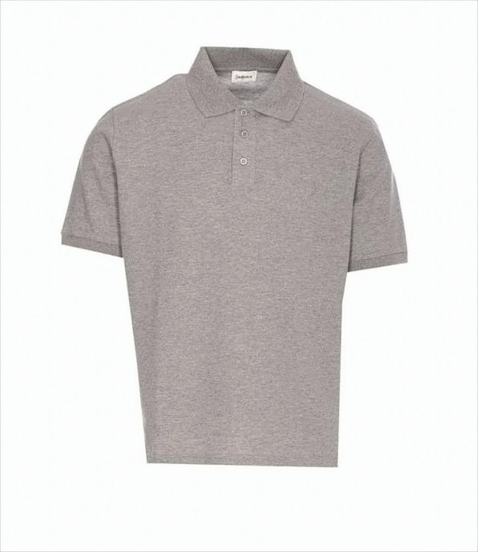 Soft Knit Polo Shirt with Structured Collar