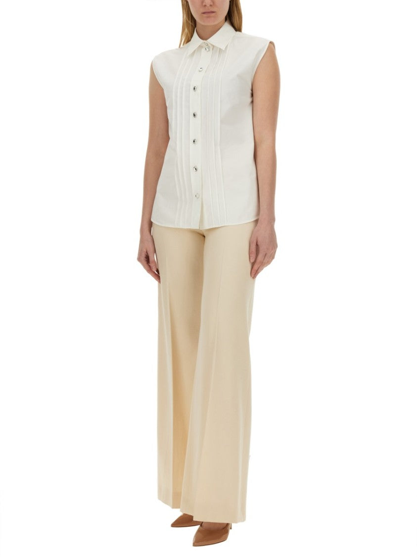 Sleeveless Poplin Shirt