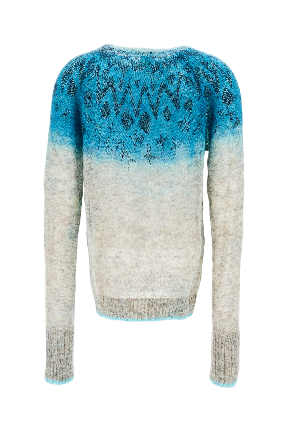 Gradient Effect Wool Blend Knitwear