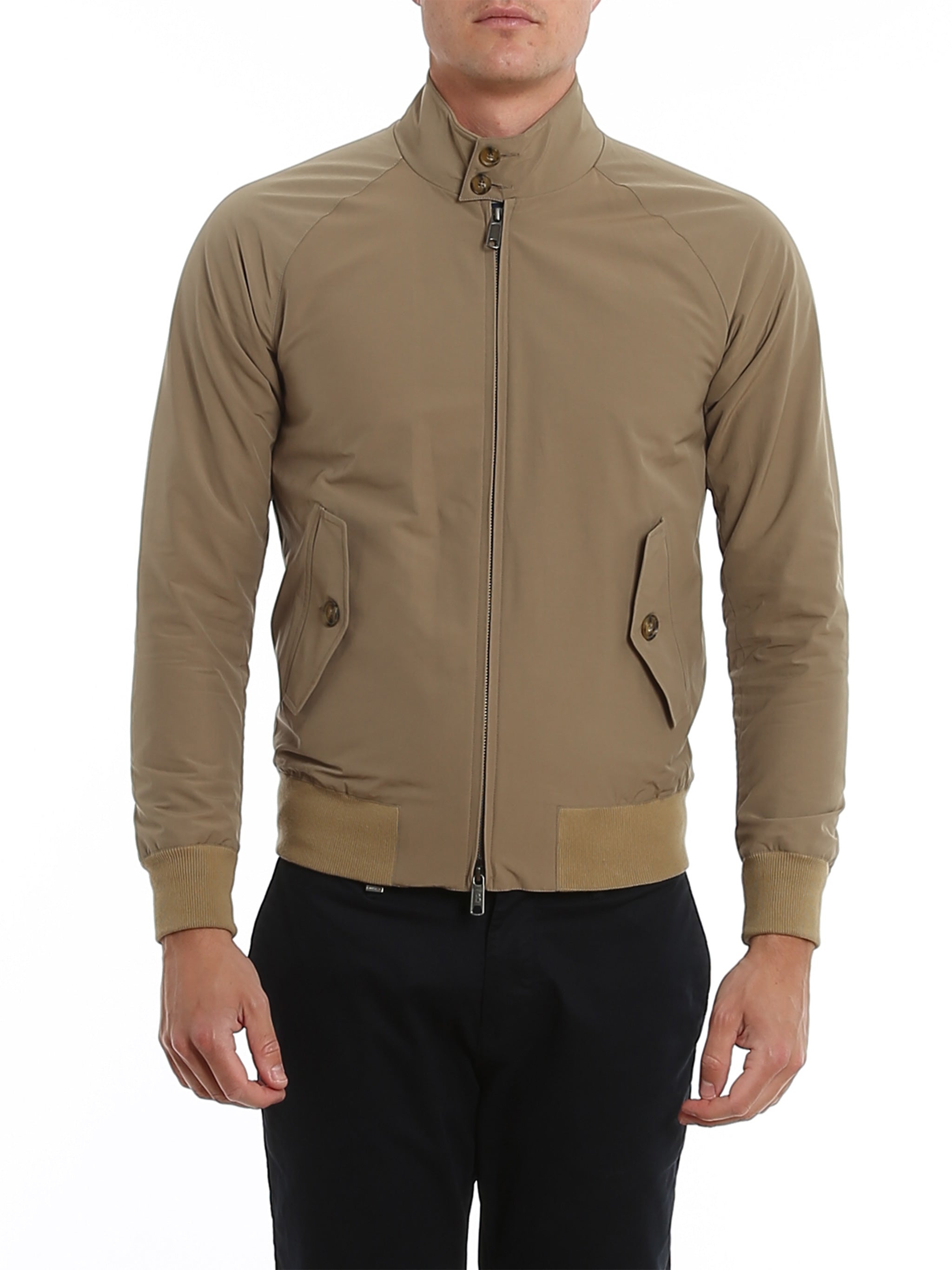 Lightweight Brown Polyester Blend Jacket