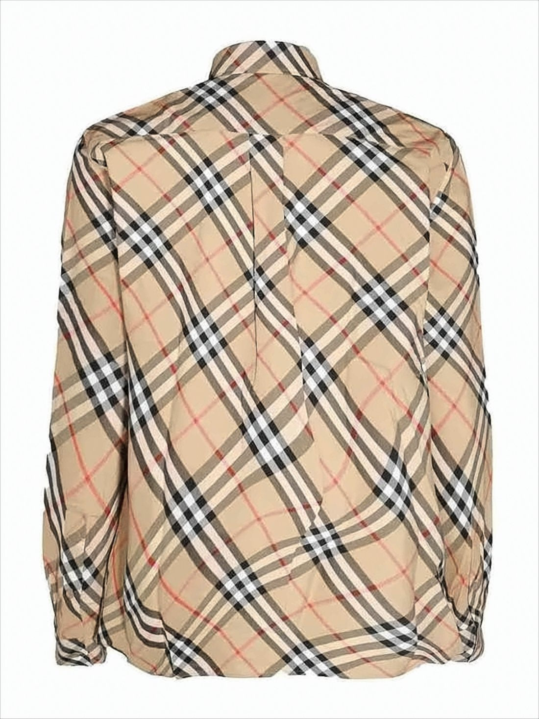 Beige Classic Check Long Sleeve Shirt